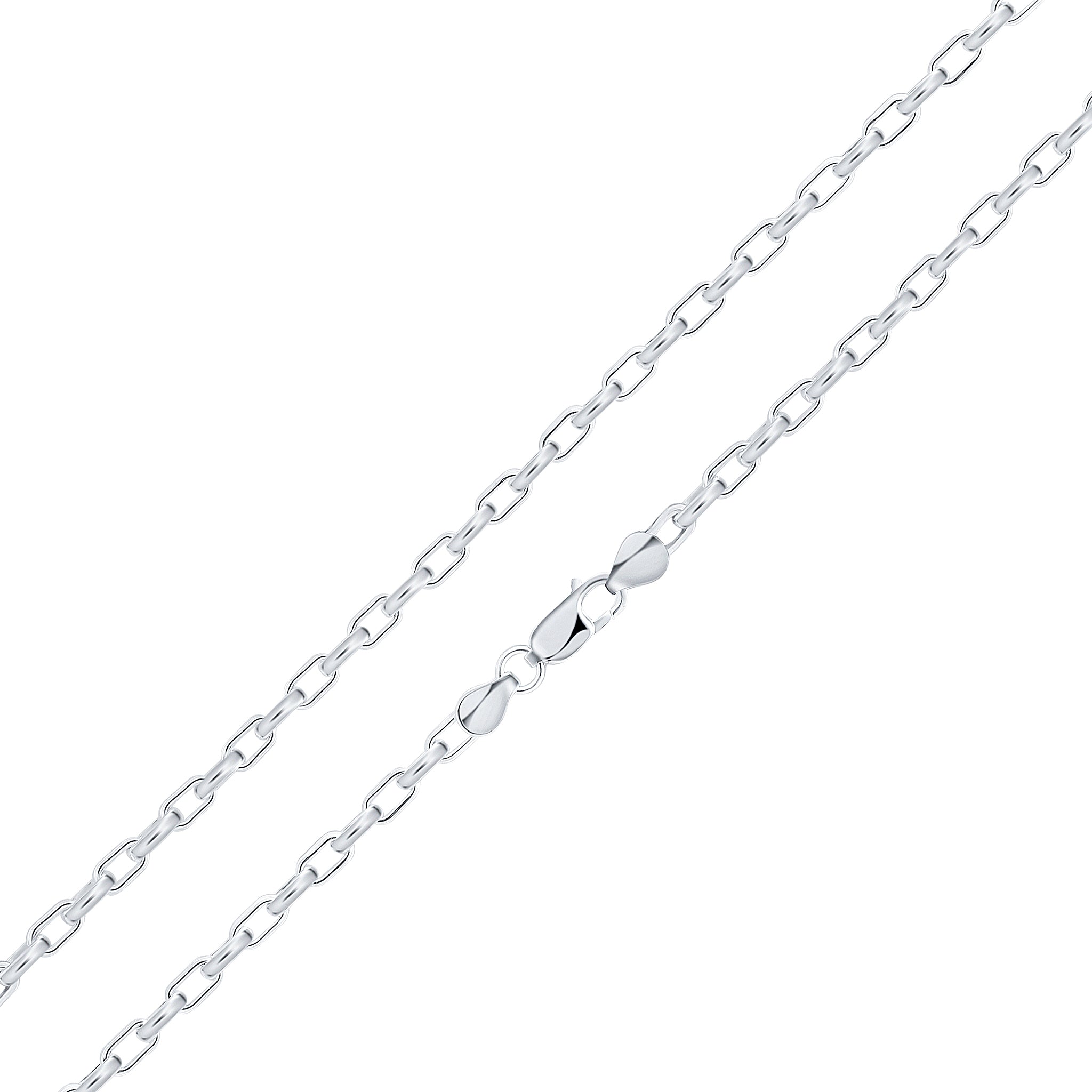 Silver 4.5mm Bevelled Paperchain 7.5
