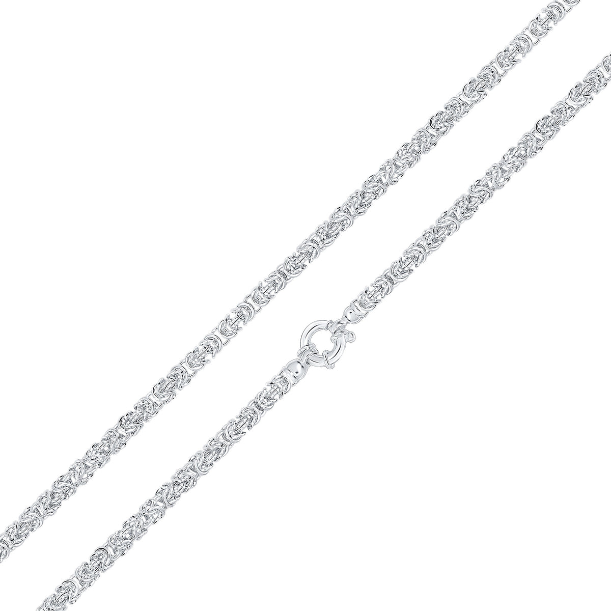 Silver 5mm Byzantine 1