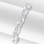 Silver 10x12mm Oval Belcher Chain