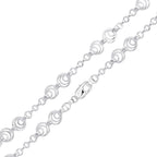 Silver 14.5mm Circles