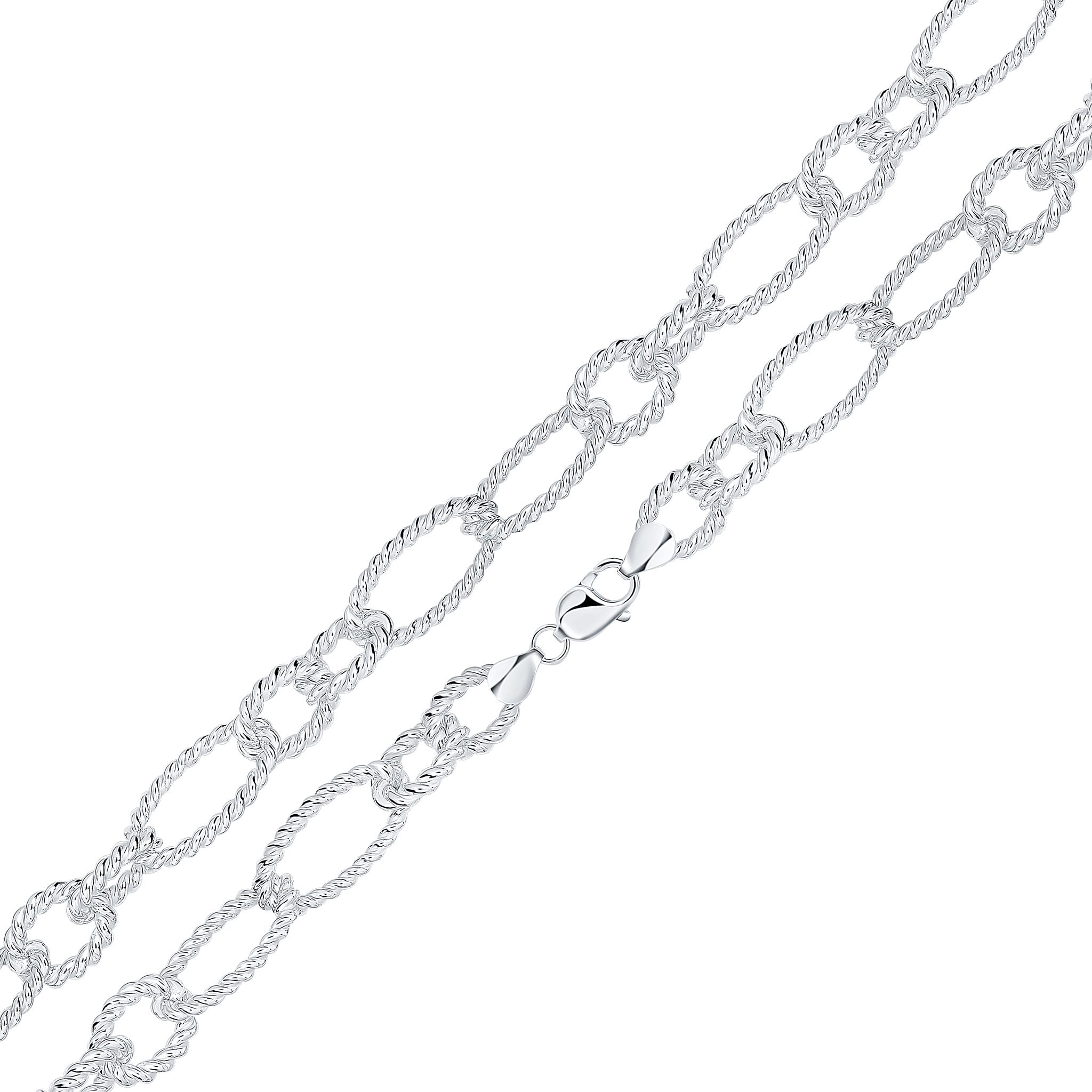 Silver 18mm Fancy Twist