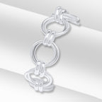 Silver 19mm Fancy Double Ring
