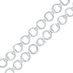 Silver 19mm Fancy Double Ring Chain