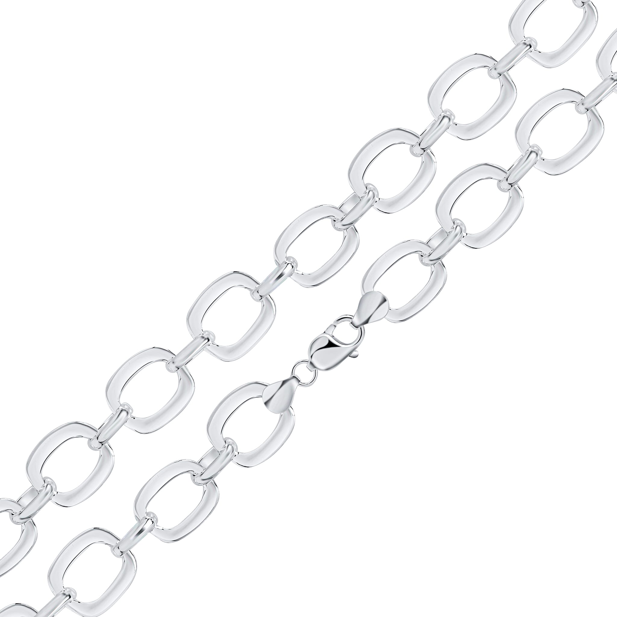 Silver 19mm Square Fancy