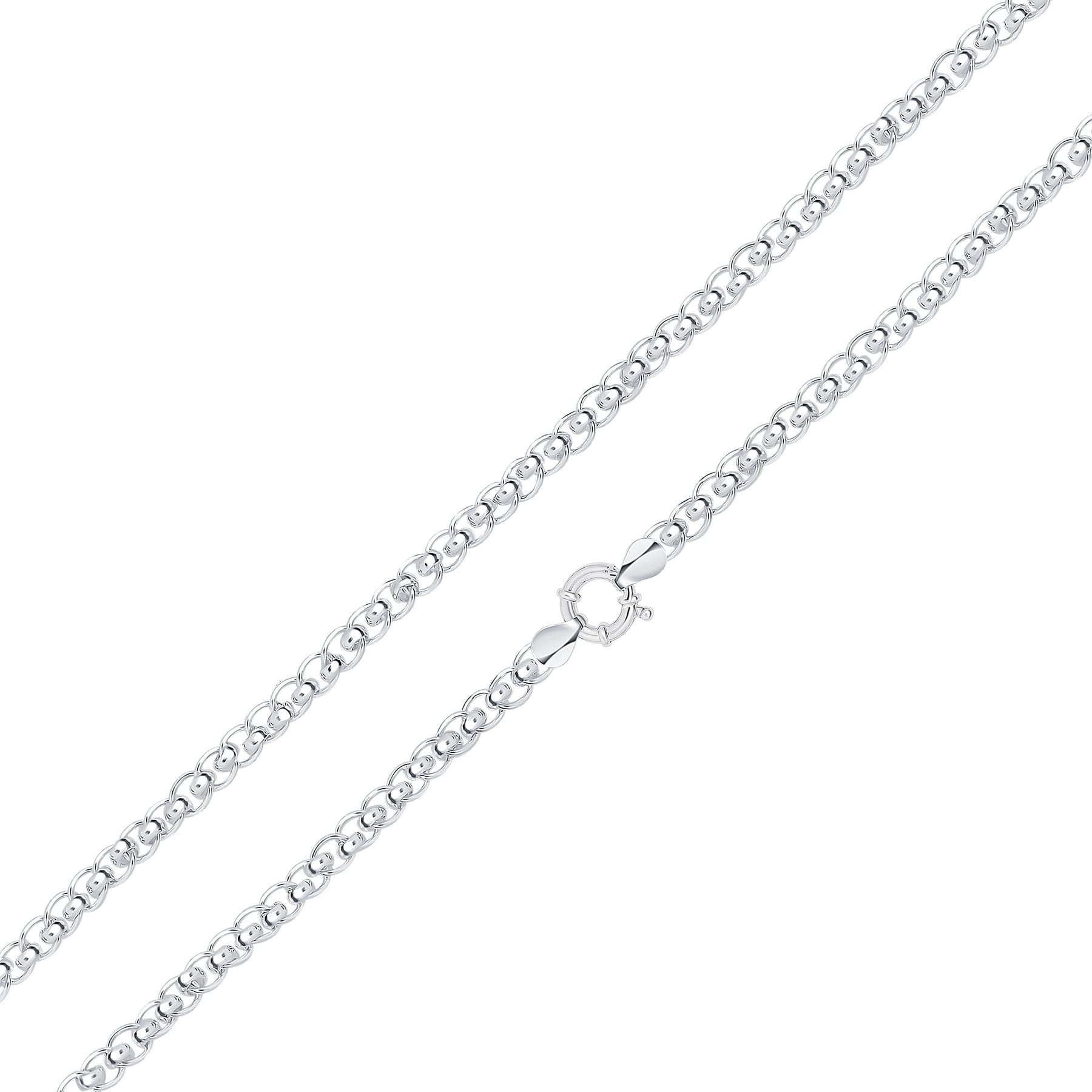 Silver 4mm Rollerball Chain