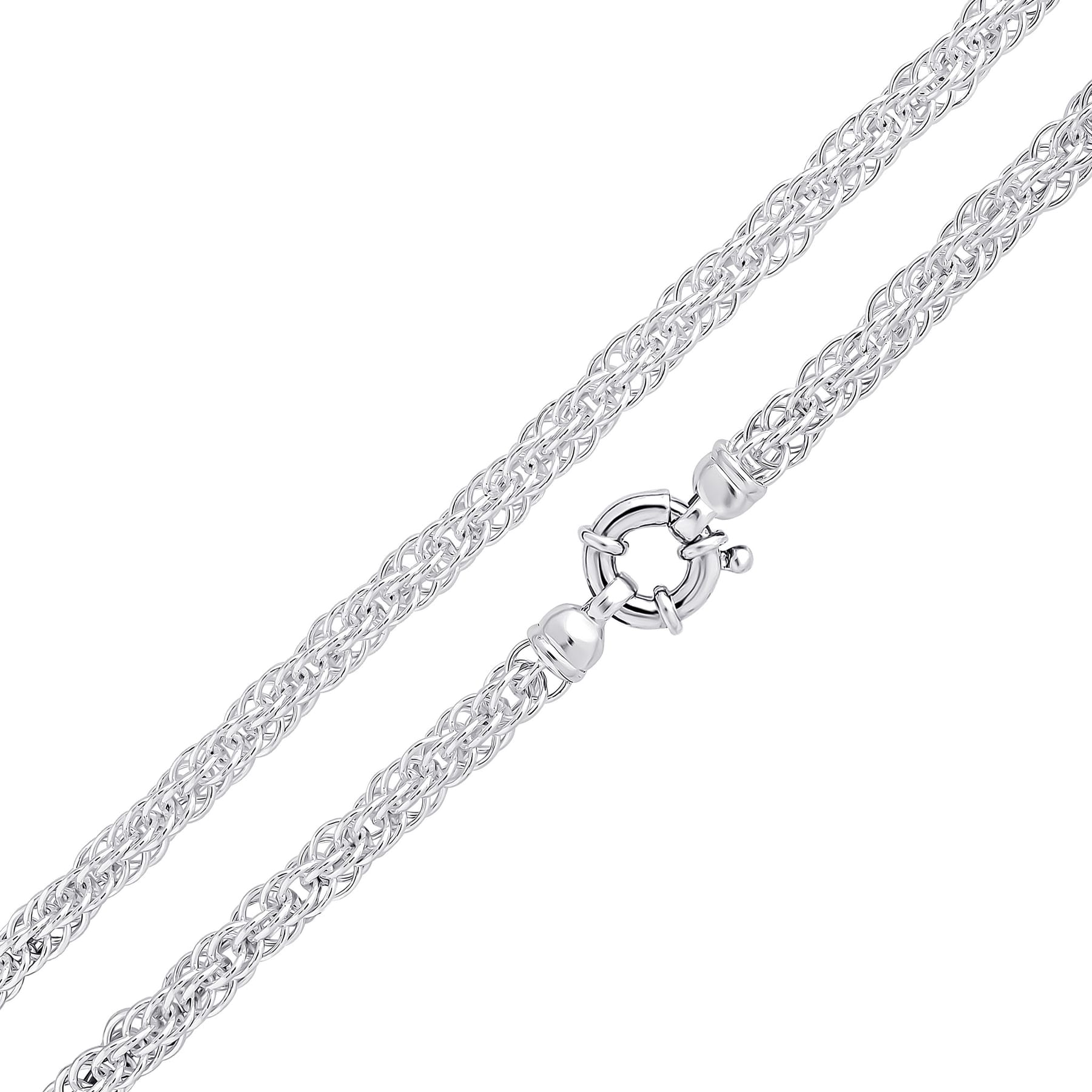 Silver 7.8mm Loose Rope Chain