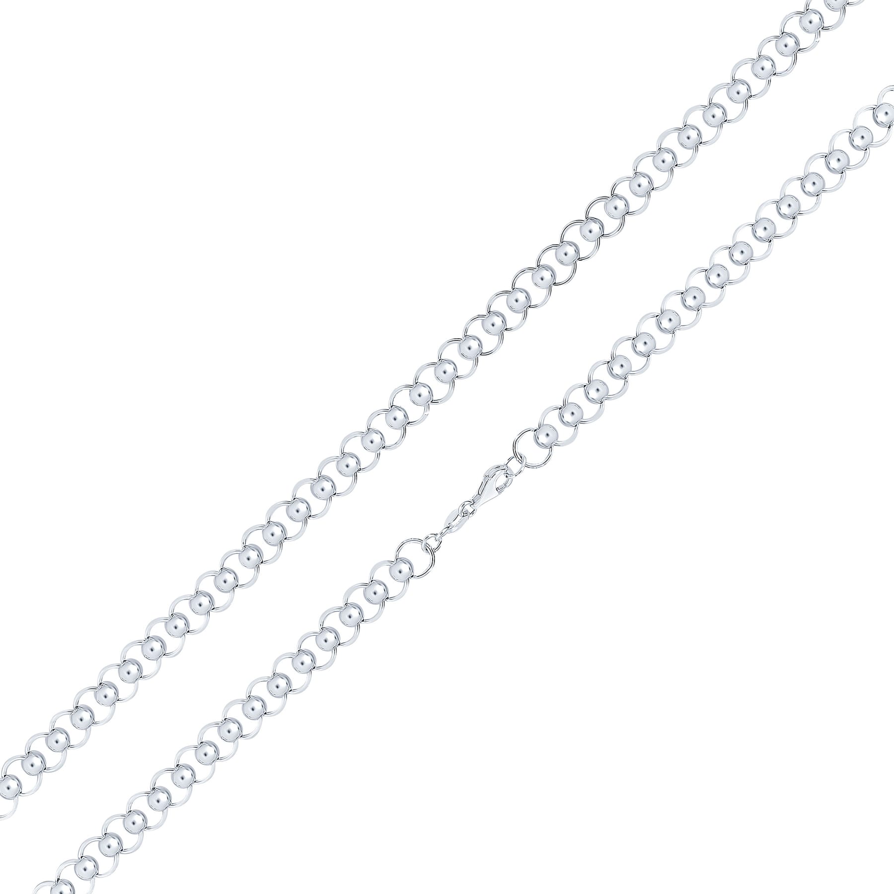 Silver 8.2mm Roller Ball Chain