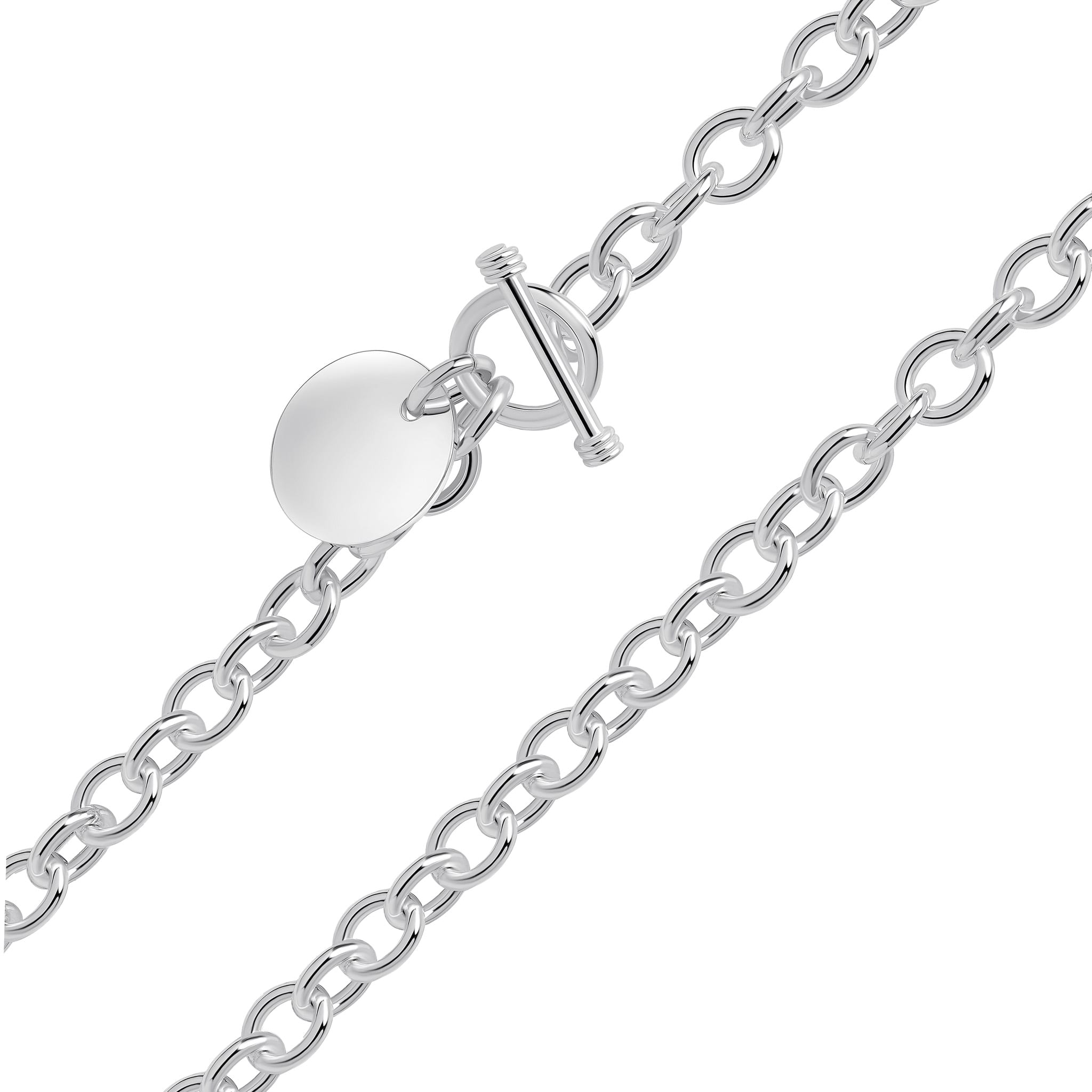 Silver 8mm Cable Disc