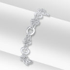 Silver 9mm Circle Multilink
