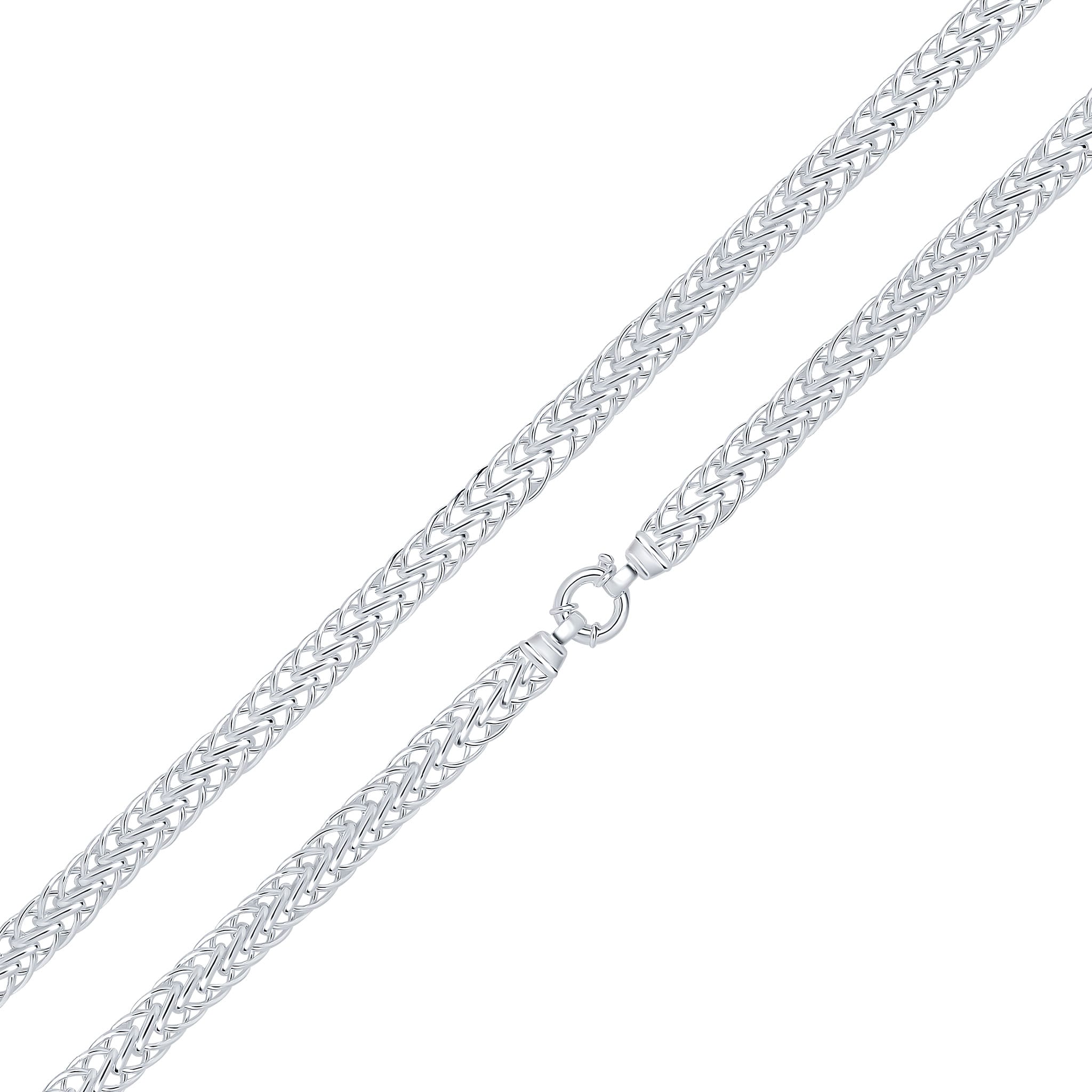 Silver 9mm Flat Spiga