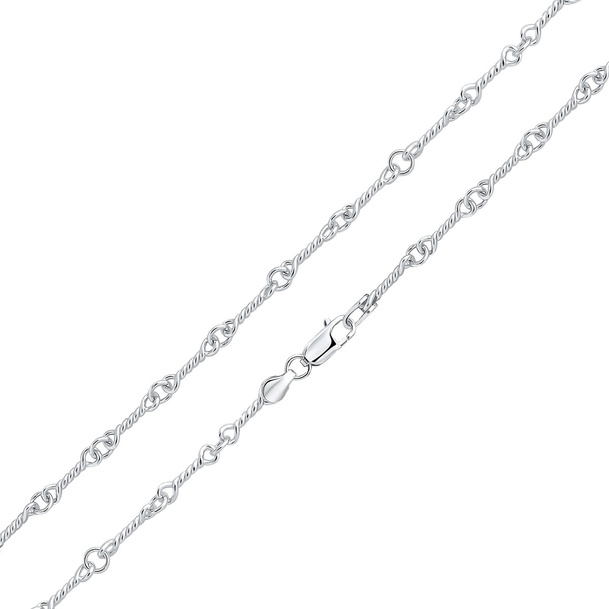 Silver 2-5.5mm Twist Bar 1