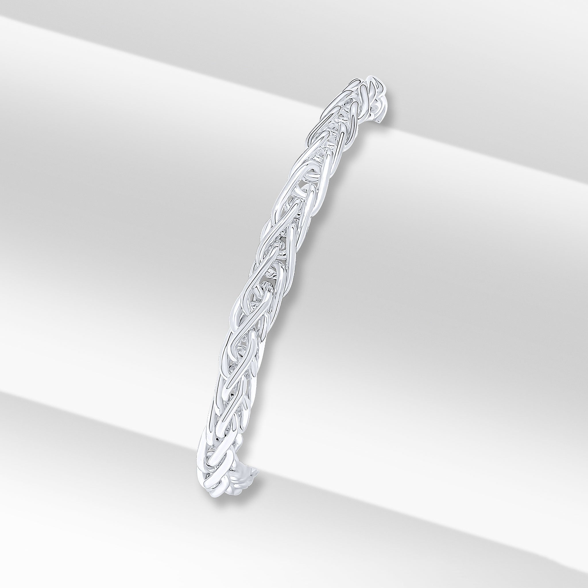 Silver 5mm Spiga 18" Bolt Ring