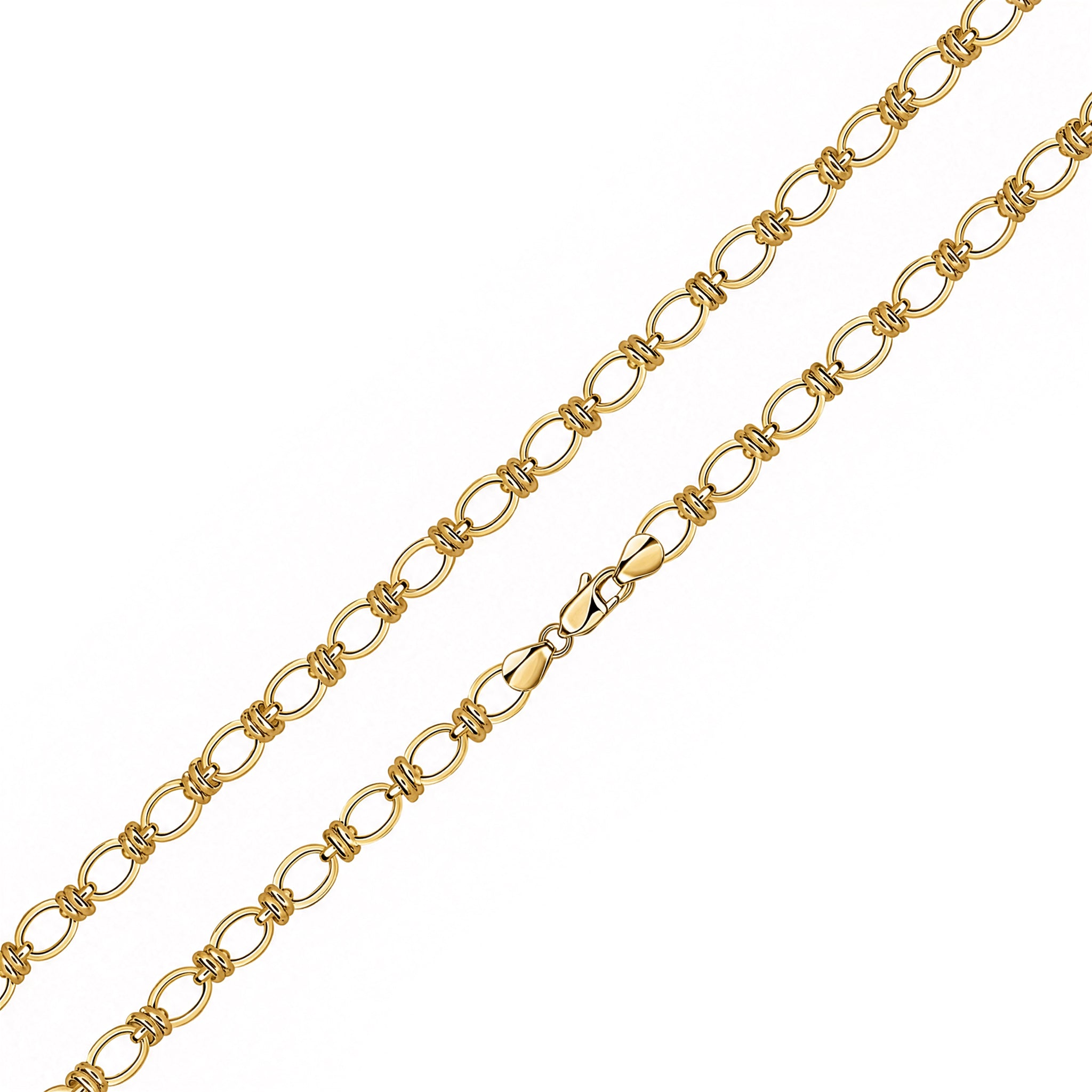 18ct Vermeil 7.1 Square Oval