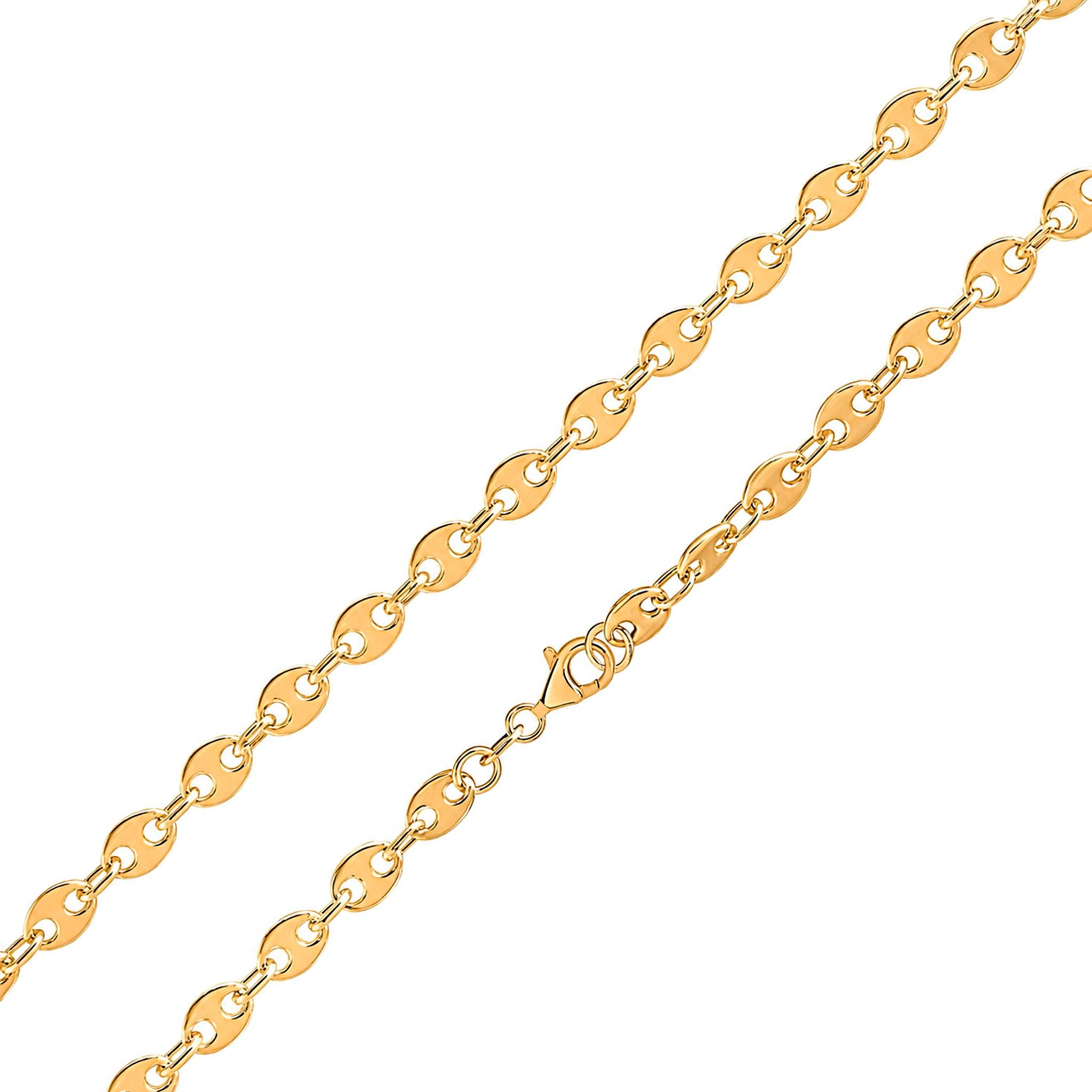 18ct Vermeil 6mm Marine Link