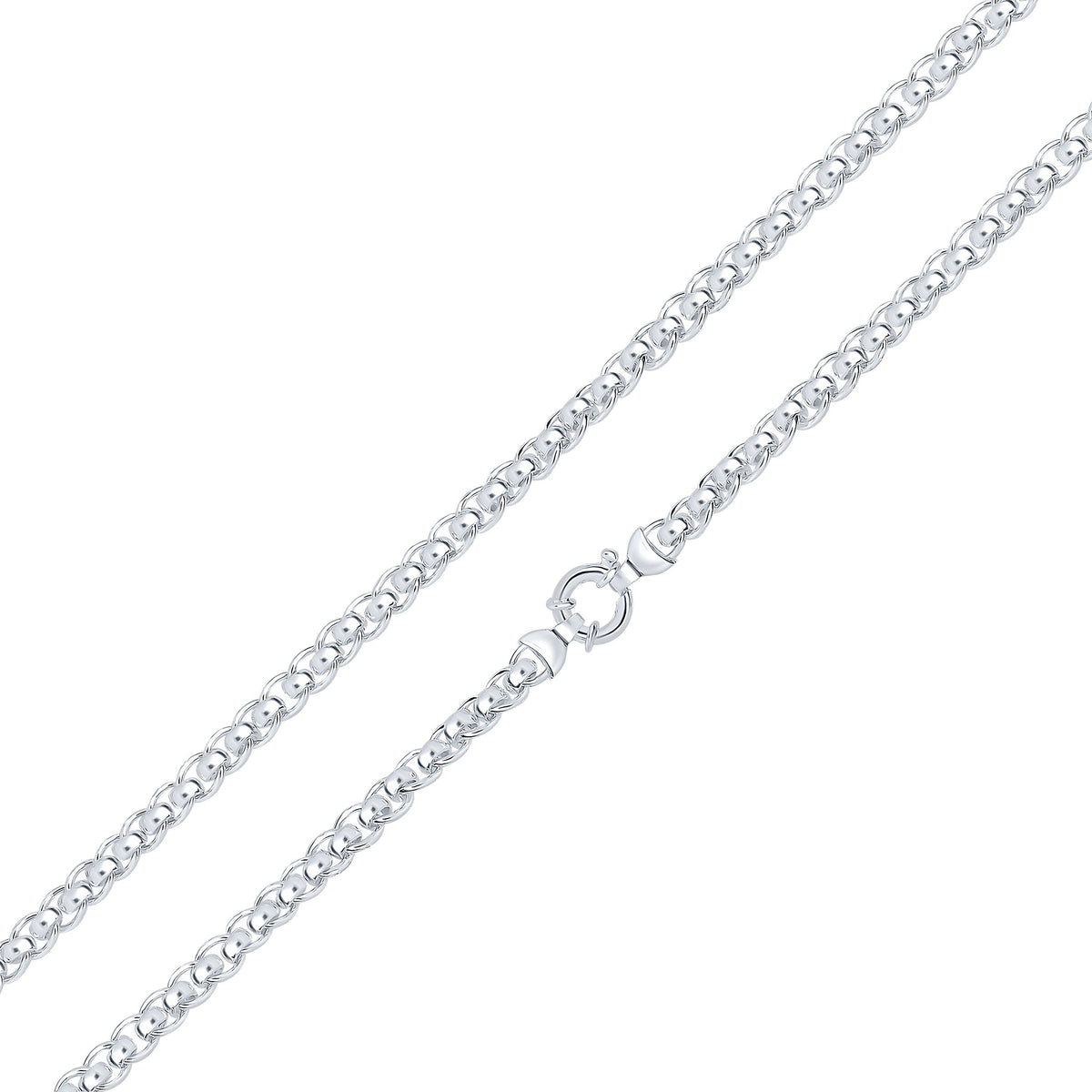 Silver 6.7mm Curb Rollerball 1