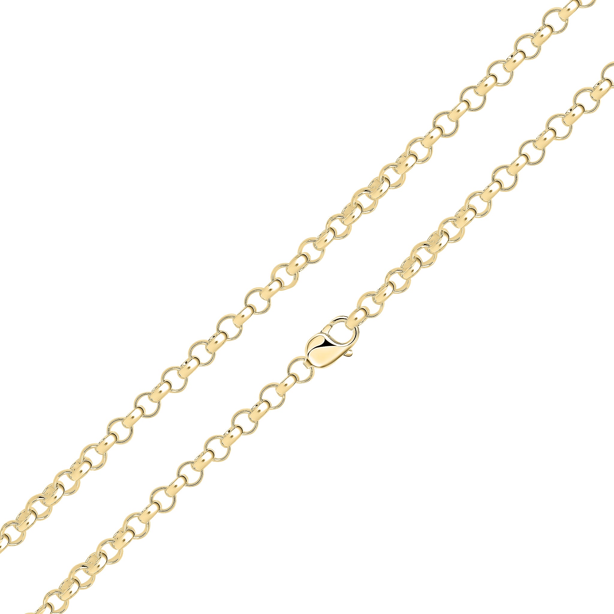 18ct Vermeil 6mm Round Belcher 1
