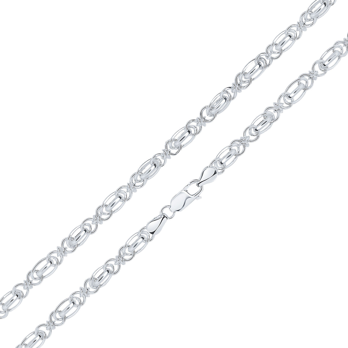 Silver 7mm Knot Twist 1