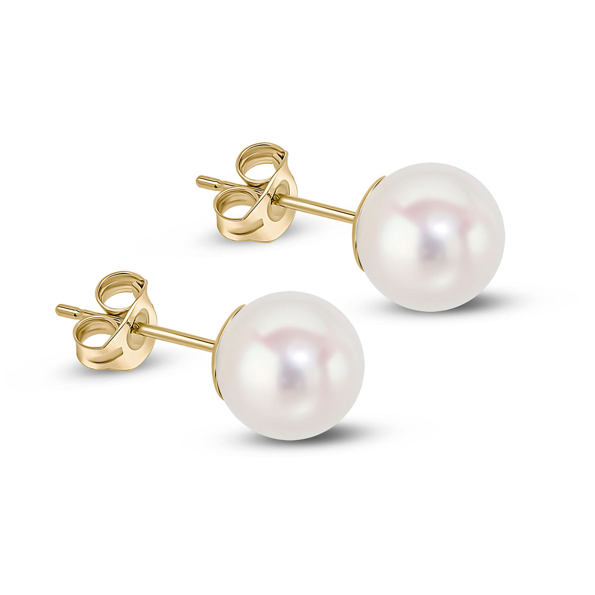18y 7-7.5mm Akoya Pearl Stud